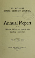 view [Report 1925] / Medical Officer of Health, St Mellons R.D.C.