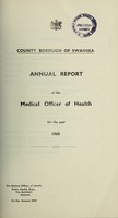 view [Report 1965] / Medical Officer of Health, Swansea County Borough.