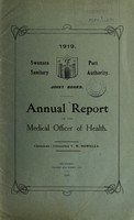 view [Report 1919] / Swansea Port Health Authority.