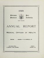 view [Report 1929] / Swansea Port Health Authority.