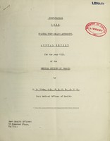 view [Report 1939] / Swansea Port Health Authority.