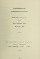 view [Report 1949] / Swansea Port Health Authority.