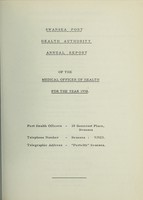 view [Report 1958] / Swansea Port Health Authority.