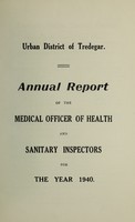 view [Report 1940] / Medical Officer of Health, Tredegar U.D.C.