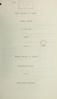 view [Report 1957] / Medical Officer of Health, Valley R.D.C.