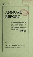 view [Report 1938] / Medical Officer of Health, Vaynor & Penderyn R.D.C.