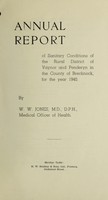 view [Report 1940] / Medical Officer of Health, Vaynor & Penderyn R.D.C.