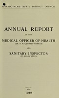 view [Report 1949] / Medical Officer of Health, Ystradgynlais R.D.C.