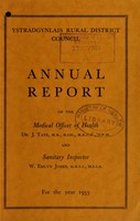 view [Report 1953] / Medical Officer of Health, Ystradgynlais R.D.C.