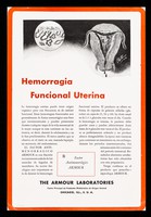 view Hemorragia funcional uterina ... Factor Antimenorrágico Armour ... : Las vitaminas y la dieta en la úlcera péptica / The Armour Laboratories.