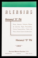 view Alergias ... : Levadura Acidófila / "AMS" Associated Medicinal Specialities, S.A.