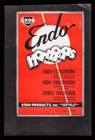 view Endo hormonas : Endo-Estromone, hormona folicular ovarica natural, Endo-Virosterone, hormona masculina natural, Endo-Ovatrin, hormona gonadotropa y gland ovarica total / Endo Products, Inc. ; representante exclusivo: Ethical Products, S.A.