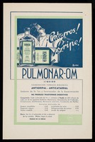 view Catarros! Gripe! Pulmonar-Om ... : Solución isotonica para aplicación local ajustada al pH de la mucosa rino-faringea normal : el Rino Sulfamin Om ... / Laboratorios Om.