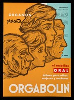 view Organon presenta el anabólico oral idóneo para niños, mujeres y ancianos, Orgabolin : ...y para la terapéutica parenteral, Deca-Durabolin / Organon.