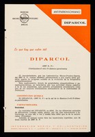 view Antiparkinsoniano Diparcol : lo que hay que saber del: Diparcol ... / marcas Rhône Poulenc Specia.