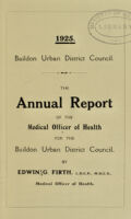 view [Report 1925] / Medical Officer of Health, Baildon U.D.C.