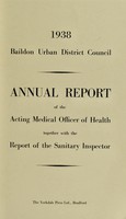 view [Report 1938] / Medical Officer of Health, Baildon U.D.C.