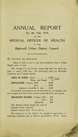 view [Report 1914] / Medical Officer of Health, Bakewell U.D.C.