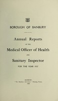 view [Report 1937] / Medical Officer of Health, Banbury Borough.