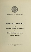 view [Report 1947] / Medical Officer of Health, Banbury Borough.