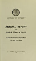 view [Report 1949] / Medical Officer of Health, Banbury Borough.