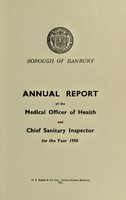 view [Report 1950] / Medical Officer of Health, Banbury Borough.