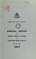 view [Report 1957] / Medical Officer of Health, Banbury Borough.