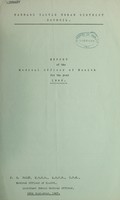 view [Report 1946] / Medical Officer of Health, Barnard Castle Local Board U.D.C.