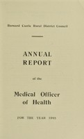 view [Report 1948] / Medical Officer of Health, Barnard Castle R.D.C.