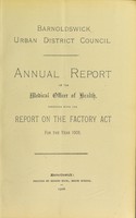 view [Report 1905] / Medical Officer of Health, Barnoldswick U.D.C.