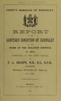 view [Report 1919] / Medical Officer of Health, Barnsley County Borough.