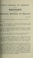 view [Report 1934] / Medical Officer of Health, Barnsley County Borough.