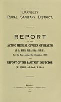 view [Report 1937] / Medical Officer of Health, Barnsley (Union) R.D.C.