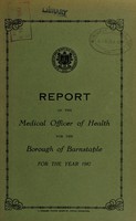 view [Report 1942] / Medical Officer of Health, Barnstaple Borough.