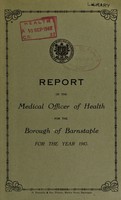 view [Report 1945] / Medical Officer of Health, Barnstaple Borough.