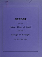 view [Report 1954] / Medical Officer of Health, Barnstaple Borough.