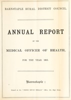 view [Report 1895] / Medical Officer of Health, Barnstaple (Union) R.D.C.