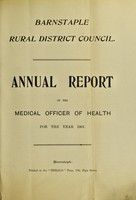 view [Report 1901] / Medical Officer of Health, Barnstaple (Union) R.D.C.