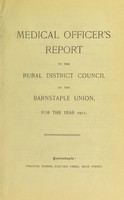 view [Report 1911] / Medical Officer of Health, Barnstaple (Union) R.D.C.