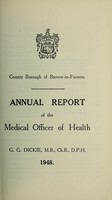 view [Report 1948] / Medical Officer of Health, Barrow-in-Furness County Borough.