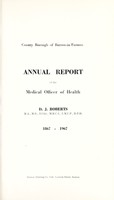 view [Report 1867-1967] / Centenary Medical Officer of Health, Barrow-in-Furness County Borough.