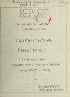 view [Report 1944] / Medical Officer of Health, Barrow-upon-Soar R.D.C.