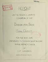 view [Report 1945] / Medical Officer of Health, Barrow-upon-Soar R.D.C.
