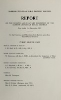 view [Report 1951] / Medical Officer of Health, Barrow-upon-Soar R.D.C.