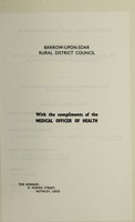 view [Report 1955] / Medical Officer of Health, Barrow-upon-Soar R.D.C.