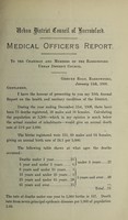 view [Report 1908] / Medical Officer of Health, Barrowford U.D.C.