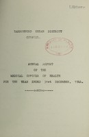 view [Report 1944] / Medical Officer of Health, Barrowford U.D.C.