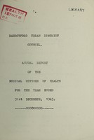 view [Report 1945] / Medical Officer of Health, Barrowford U.D.C.