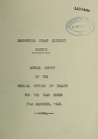 view [Report 1948] / Medical Officer of Health, Barrowford U.D.C.