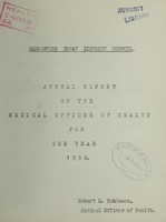 view [Report 1950] / Medical Officer of Health, Barrowford U.D.C.